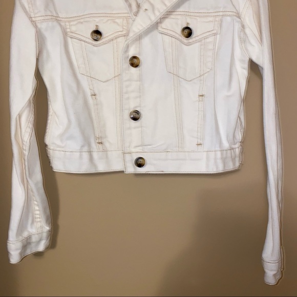 Cream Coloured Denim Jacket - Picture 3 of 4